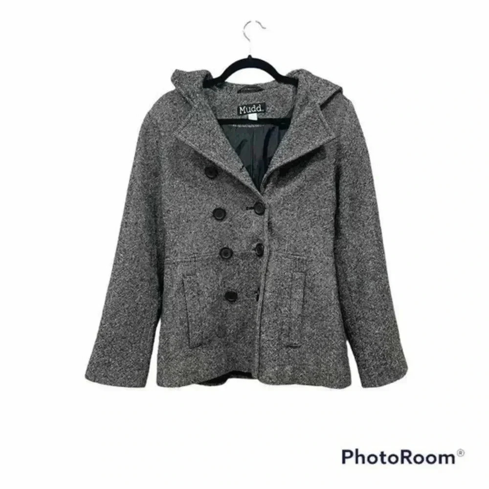 Mudd wool blend peacoat medium